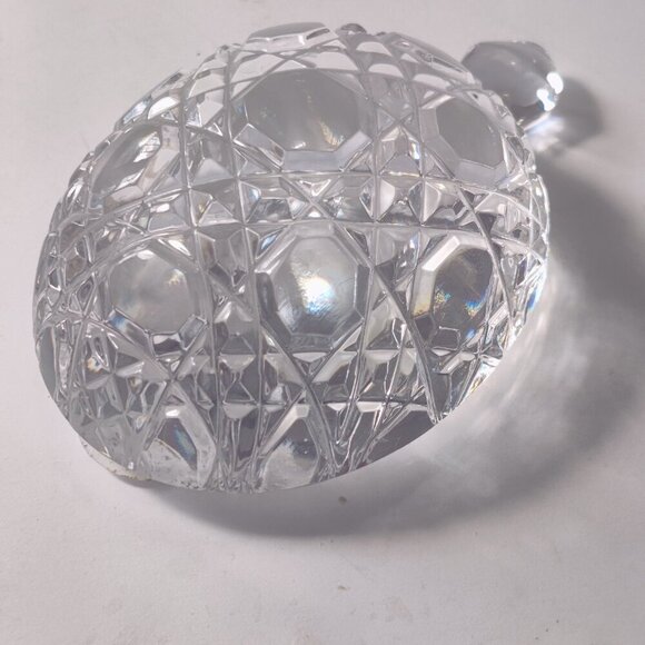 Turtle Paperweight by Waterford, Ireland. Crystal Figure Faceted and Per… - Picture 9 of 12